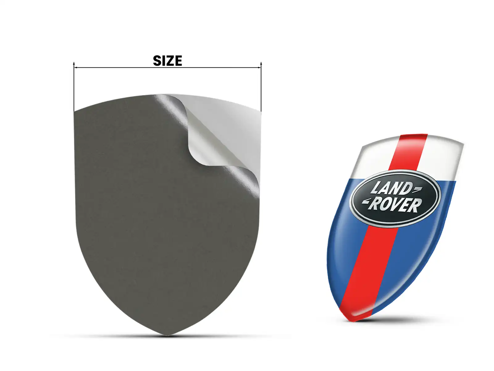 Land Rover Etichetta Adesiva Resistente Pregiata Professionale